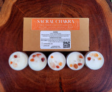 Load image into Gallery viewer, Sacral Chakra Tealight Pack