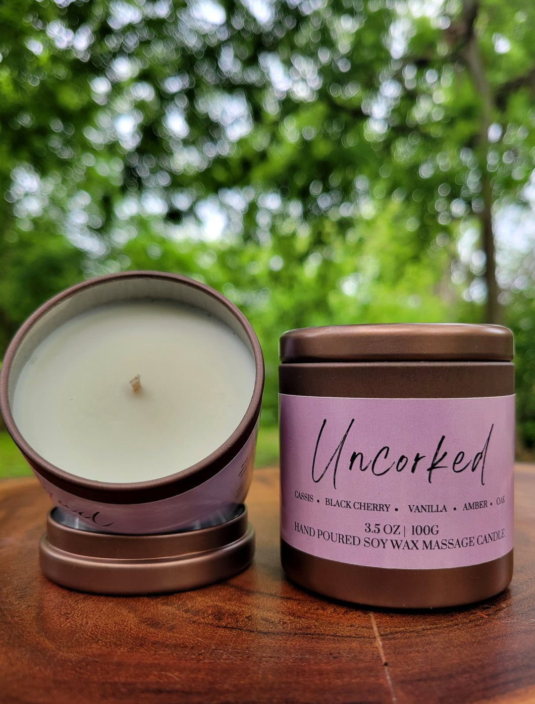 'Uncorked' Massage Candle