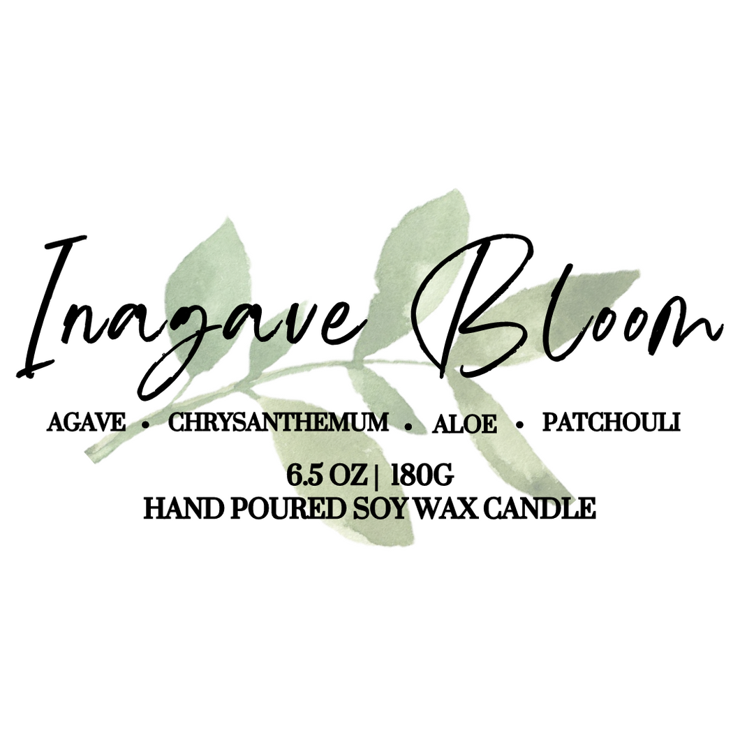 'Inagave Bloom' Candle